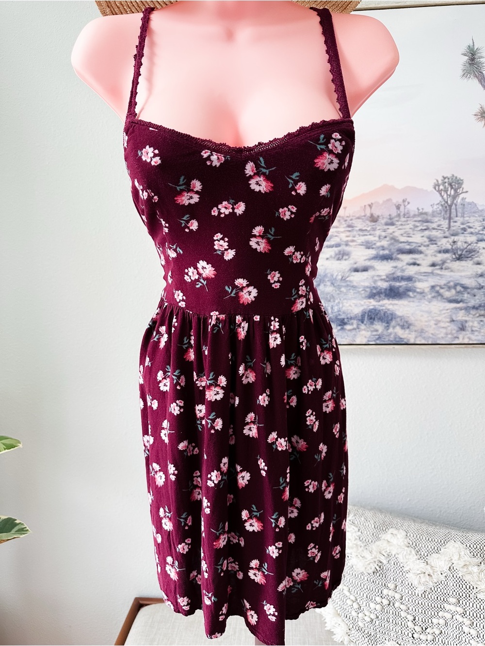 Abercrombie Coquette Dreams Meet Cottagecore Romance blooming meadowcore dress - Picture 7 of 8